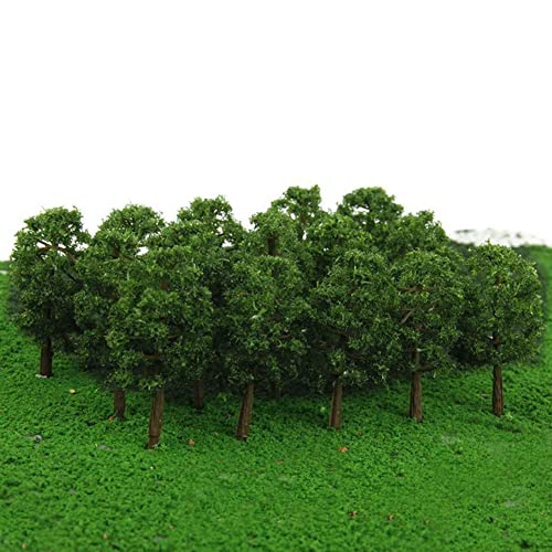40 Stück Modellbäume, Zug, Eisenbahn, Architektur, Baum, Landschaft, Diorama-Landschaft für DIY-Landschaft, natürliches Grün 40 Stück Modellbäume, Zug, Eisenbahn, Architektur, Baum, Landschaft, Diorama-Landschaft für DIY-Landschaft, natürliches Grün von ZYWUOY