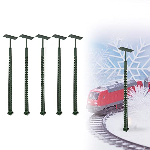 5 Stück Modelleisenbahn-Lichter, Gitter-Mast-Lichtlehre H0 Lichtlayout Modellbau 5 Stück Modelleisenbahn-Lichter, Gitter-Mast-Lichtlehre H0 Lichtlayout Modellbau von ZYWUOY