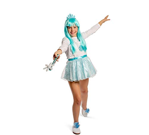ZZ DISFRAZZES Eisprinzessin-Kostüm für Mädchen, Prinzessinnen-Kostüm für Kinder, Karneval, Schürze für Mädchen, Prinzessinnen-Kostüm mit Zubehör für Karneval ZZ DISFRAZZES Eisprinzessin-Kostüm für Mädchen, Prinzessinnen-Kostüm für Kinder, Karneval, Schürze für Mädchen, Prinzessinnen-Kostüm mit Zubehör für Karneval von ZZ DISFRAZZES