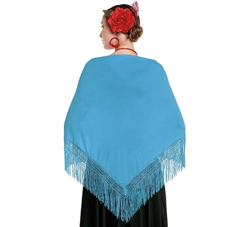 ZZ DISFRAZZES Schal, Sevillana oder Chulapa, Flamingo-Schal, 150 x 60 cm, Blau ZZ DISFRAZZES Schal, Sevillana oder Chulapa, Flamingo-Schal, 150 x 60 cm, Blau von ZZ DISFRAZZES