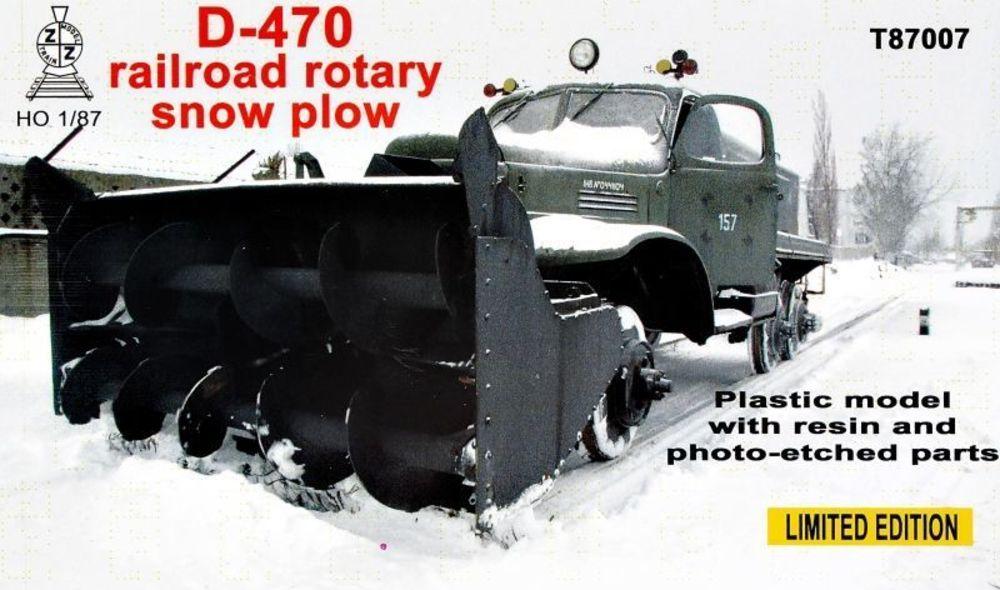 D-470 Railroad rotary snow plow D-470 Railroad rotary snow plow von ZZ Modell