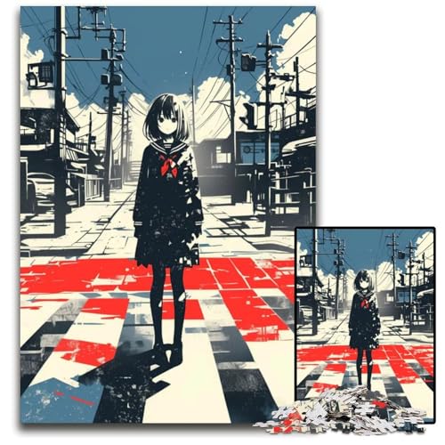 1000-teiliges Puzzle „Abnormaler Kern Holzpuzzle für Erwachsene Weihnachten Halloween Ostern Neujahr 1000 PCS (75 x 50 cm) von ZZQWIPEIS