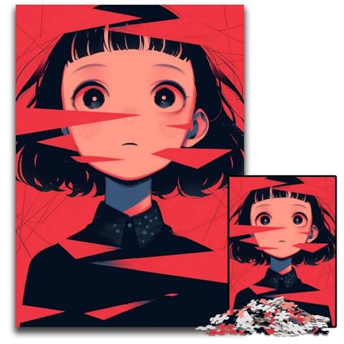1000-teiliges Puzzle „Abnormaler Kern Holzpuzzle für Erwachsene Weihnachten Halloween Ostern Neujahr 1000 PCS (75 x 50 cm) von ZZQWIPEIS