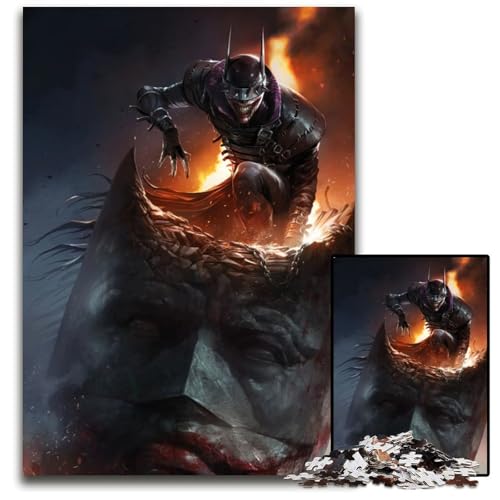 1000-teiliges Puzzle „Age of Metal unmögliches Puzzle für Erwachsene DIY-Heimdekoration Geschenk Denksportspiel 1000 Teile (38 x 26 cm) von ZZQWIPEIS