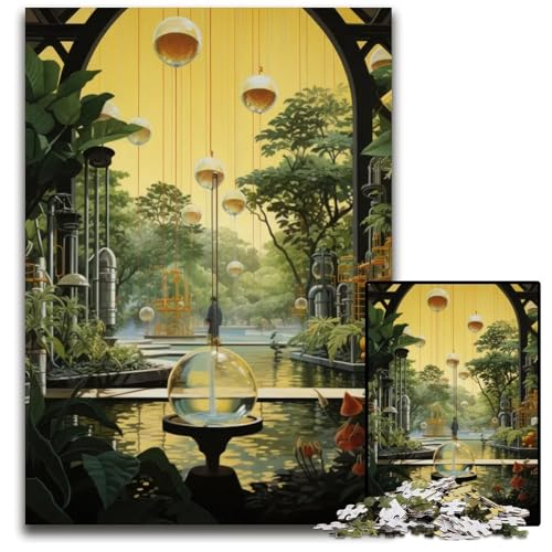 1000-teiliges Puzzle „Alchemielabor unmögliche Puzzles für Erwachsene pädagogische Aktivität zur Verbesserung kognitiver Fähigkeiten 1000 Teile (75 x 50 cm) von ZZQWIPEIS