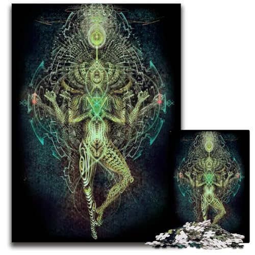 1000-teiliges Puzzle „Anahata Discovery Puzzles für Erwachsene für Heimdekoration Gehirntraining 1000 Teile (75 x 50 cm) von ZZQWIPEIS