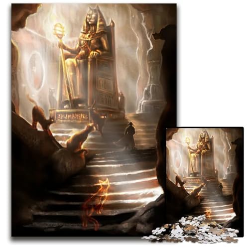 1000-teiliges Puzzle Abenteuer-Puzzle für Erwachsene entspannende Unterhaltung Heimdekoration 1000 Teile (75 x 50 cm) von ZZQWIPEIS