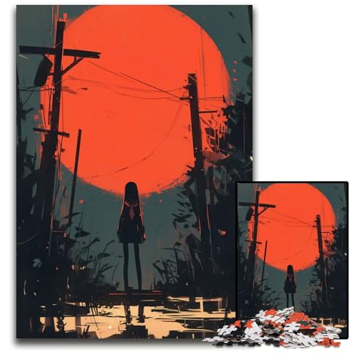 1000-teiliges Puzzle für Erwachsene abnormer Kern Holzpuzzle Heimaktivität für Feiertage Geburtstage und Familienspieleabende 1000 Teile (75 x 50 cm) von ZZQWIPEIS