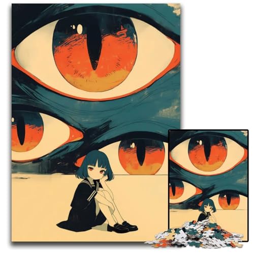 1000-teiliges Puzzle für Erwachsene abnormer Kern Holzpuzzle Heimaktivität für Feiertage Geburtstage und Familienspieleabende 1000 Teile (75 x 50 cm) von ZZQWIPEIS
