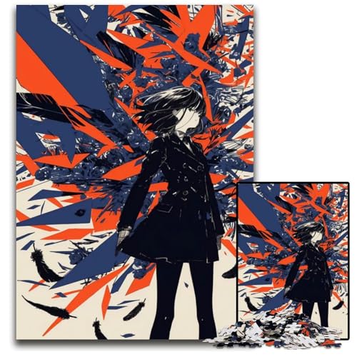 1000-teiliges Puzzle für Erwachsene abnormer Kern Holzpuzzle Heimaktivität für Feiertage Geburtstage und Familienspieleabende 1000 Teile (75 x 50 cm) von ZZQWIPEIS