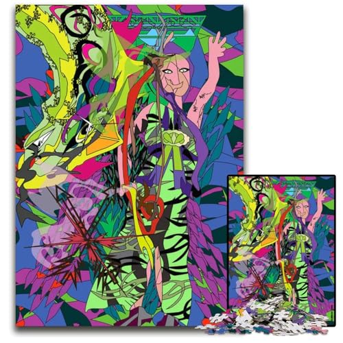 1000-teiliges Puzzle für Erwachsene abstrakte farbenfrohe Figuren Puzzles Spaß für zu Hause Aktivitäten Geburtstagsgeschenk Reisegeschenke 1000 PCS (75 x 50 cm) von ZZQWIPEIS