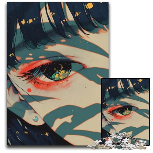 1000-teiliges Puzzle mit abnormalem Kern Papierpuzzle für Erwachsene Weihnachten Halloween Ostern Neujahr 1000 Teile (38 x 26 cm) von ZZQWIPEIS