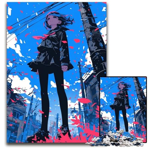 1000-teiliges Puzzle mit abnormalem Kern Papierpuzzle für Erwachsene Weihnachten Halloween Ostern Neujahr 1000 Teile (38 x 26 cm) von ZZQWIPEIS