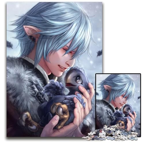 A Heros Companion Puzzle für Erwachsene 1000 Teile Holzpuzzle Familienaktivität Denksportaufgabe Heimdekoration 1000 Teile (75 x 50 cm) von ZZQWIPEIS