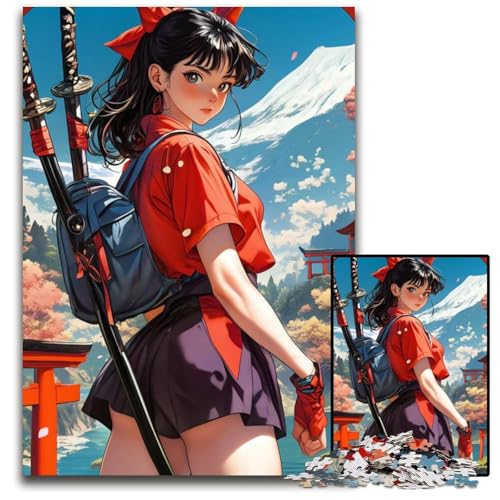 A Traveler Grace Puzzle für Erwachsene 1000 Teile Holzpuzzle anspruchsvolles Denkspiel für Teenager unterhaltsames interaktives Spiel für die ganze Familie 1000 Teile (75 x 50 cm) von ZZQWIPEIS