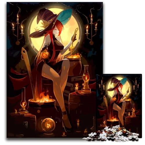 AFK Journey 1000-teiliges Puzzle anspruchsvolles Puzzle Geburtstage Feiertage am besten für Weihnachten 1000 Teile (38 x 26 cm) von ZZQWIPEIS