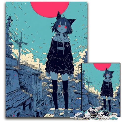 Abnormal Core 1000-teiliges Puzzle-Geschenk Holzpuzzle für Erwachsene und Teenager Familienspielabend hirnfordernde Geschenkidee 1000 Teile (75 x 50 cm) von ZZQWIPEIS