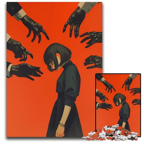 Abnormal Core 1000-teiliges Puzzle Papierpuzzle für Erwachsene anspruchsvolles Denkspiel für Teenager Spaß für den Familienspielabend 1000 Teile (38 x 26 cm) von ZZQWIPEIS