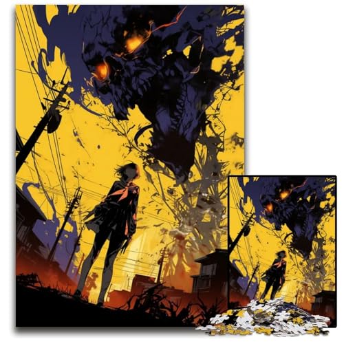 Abnormal Core 1000-teiliges Puzzle Papierpuzzle für Erwachsene anspruchsvolles Denkspiel für Teenager Spaß für den Familienspielabend 1000 Teile (38 x 26 cm) von ZZQWIPEIS