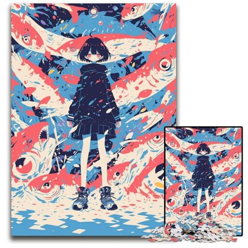 Abnormal Core 1000-teiliges Puzzle für Erwachsene Puzzles für Erwachsene zur Heimdekoration Gehirntraining 1000 Teile (75 x 50 cm) von ZZQWIPEIS