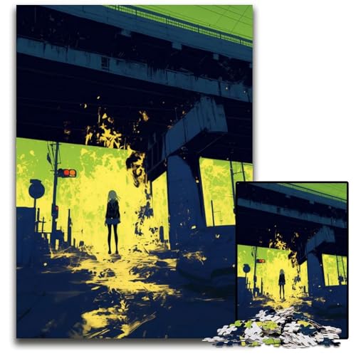 Abnormal Core 1000-teiliges Puzzle für Erwachsene anspruchsvolle Puzzles anspruchsvolles Denkspiel entspannendes Spielzeug für Teenager 1000 Teile (38 x 26 cm) von ZZQWIPEIS
