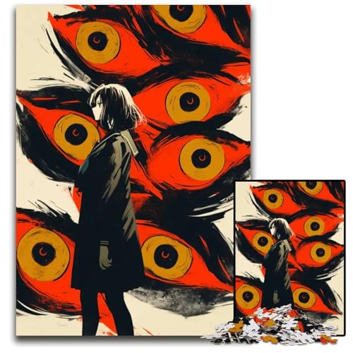 Abnormal Core Puzzle 1000 Teile für Erwachsene Holzpuzzle DIY-Dekoration Gehirn-Herausforderung für Erwachsene Familienurlaubsgeschenk 1000 PCS (75 x 50 cm) von ZZQWIPEIS
