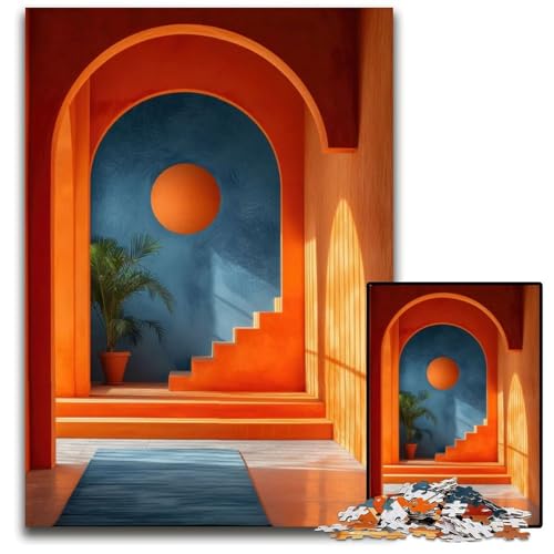 Abstrakter Hintergrund Puzzle für Erwachsene 1000 Teile Holzpuzzle Familienaktivität Denksportaufgabe Heimdekoration 1000 PCS (75 x 50 cm) von ZZQWIPEIS