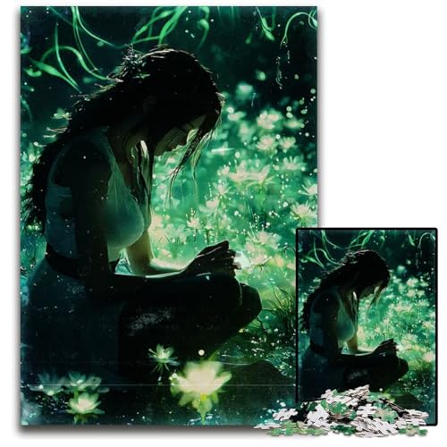 Aeriths Gebetspuzzle für Erwachsene 1000 Teile schwierige Puzzles für Erwachsene Gehirn-Herausforderung Geschenk pädagogische Aktivität für Teenager 1000 Teile (75 x 50 cm) von ZZQWIPEIS