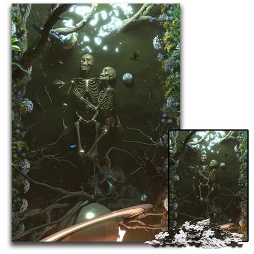 Afterlife-Puzzle für Erwachsene 1000 Teile schwierige Puzzles für Erwachsene Gehirn-Herausforderung Geschenk pädagogische Aktivität für Teenager 1000 Teile (75 x 50 cm) von ZZQWIPEIS