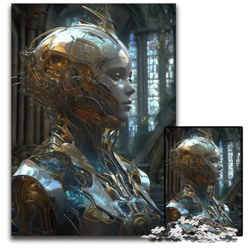 Alien Phantom Princess 1000-teiliges Puzzle für Erwachsene anspruchsvolles DIY-Denkspiel perfektes Familienspiel oder dekoratives Geschenk 1000 Teile (75 x 50 cm) von ZZQWIPEIS