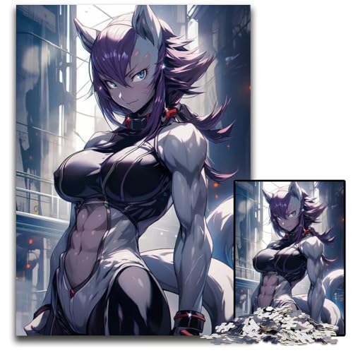 Alien Woman Puzzle 1000 Teile für Erwachsene schwierige Puzzles für Erwachsene ideal für Teenager und Sammler Reisegeschenk Familienaktivität 1000 Teile (75 x 50 cm) von ZZQWIPEIS