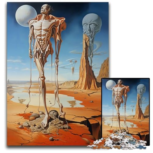 Alter Ego 1000-Teile-Puzzle für Erwachsene anspruchsvolle Puzzles anspruchsvolles Denkspiel entspannendes Spielzeug für Teenager 1000 Teile (38 x 26 cm) von ZZQWIPEIS