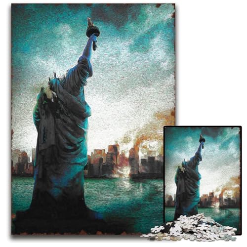 Alternatives Filmplakat 1000-teiliges Puzzle für Erwachsene Puzzles für Erwachsene zur Heimdekoration Gehirntraining 1000 Teile (75 x 50 cm) von ZZQWIPEIS