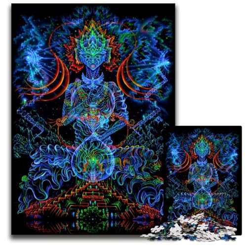 Ananke 1000-teiliges Puzzle Holzpuzzle anspruchsvolles Denkspiel für Teenager Spaß am Familienspielabend 1000 Teile (75 x 50 cm) von ZZQWIPEIS