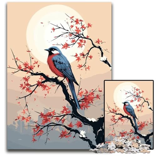 Animal Japan Vibes 1000-teiliges Puzzle Papierpuzzle anspruchsvolles Denkspiel für Teenager Spaß für den Familienspielabend 1000 Teile (38 x 26 cm) von ZZQWIPEIS