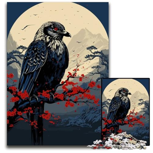 Animal Japan Vibes 1000-teiliges Puzzle für Erwachsene anspruchsvolle Puzzles anspruchsvolles Denkspiel entspannendes Spielzeug für Teenager 1000 Teile (75 x 50 cm) von ZZQWIPEIS