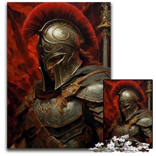Antiker Soldat 1000-teiliges Puzzle für Erwachsene Holzpuzzle für Erwachsene perfekt als Geburtstags- Weihnachts 1000 Teile (75 x 50 cm) von ZZQWIPEIS