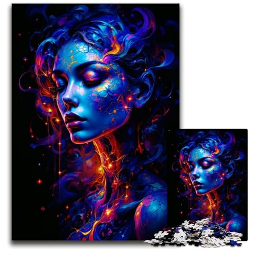 EIN Licht im Dunkeln 1000-teiliges Puzzle Papierpuzzle anspruchsvolles Denkspiel für Teenager Spaß am Familienspielabend 1000 Teile (38 x 26 cm) von ZZQWIPEIS