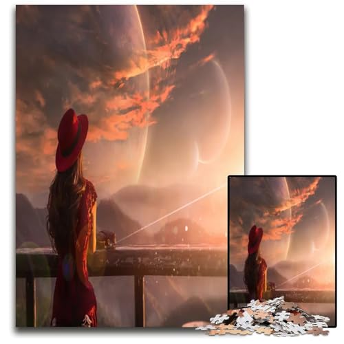 EIN Moment der Ruhe 1000-teiliges Puzzle Papierpuzzle für Erwachsene anspruchsvolles Denkspiel für Teenager Spaß für den Familienspielabend 1000 Teile (38 x 26 cm) von ZZQWIPEIS