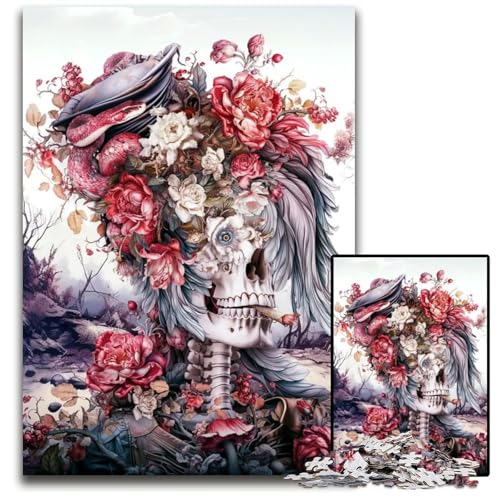 EIN surrealer Abschied 1000-teiliges Puzzle für Erwachsene Holzpuzzle für Erwachsene perfekt als Geburtstags- Weihnachts 1000 Teile (75 x 50 cm) von ZZQWIPEIS