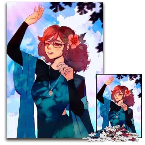 Eine Vision unter der Sonne 1000-teiliges Puzzle für Erwachsene anspruchsvolle Puzzles anspruchsvolle Denksportaufgabe entspannendes Spielzeug für Teenager 1000 Teile (75 x 50 cm) von ZZQWIPEIS