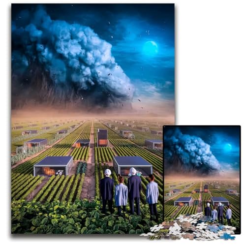 Eine Welt im Niedergang 1000-teiliges Puzzle Geschenke Holzpuzzle für Erwachsene und Teenager Familienspieleabend hirnfordernde Geschenkidee 1000 Teile (75 x 50 cm) von ZZQWIPEIS