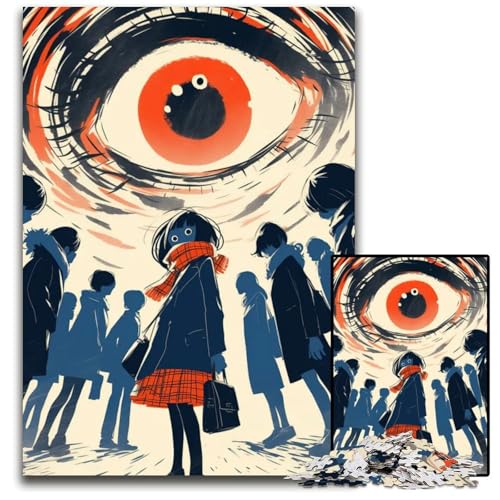 Puzzle 1000 Teile Abnormaler Kern Holzpuzzle anspruchsvolles DIY-Denkspiel perfektes Familienspiel oder dekoratives Geschenk 1000 Teile (75 x 50 cm) von ZZQWIPEIS
