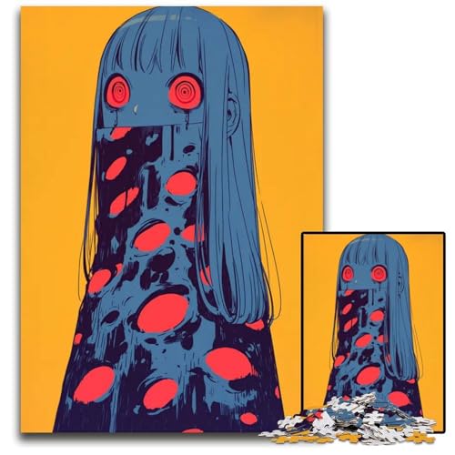 Puzzle 1000 Teile Abnormaler Kern Holzpuzzle anspruchsvolles DIY-Denkspiel perfektes Familienspiel oder dekoratives Geschenk 1000 Teile (75 x 50 cm) von ZZQWIPEIS