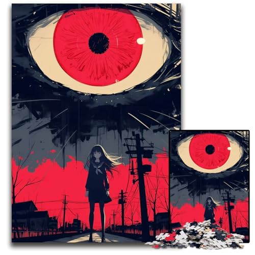 Puzzle 1000 Teile Abnormaler Kern Holzpuzzle anspruchsvolles DIY-Denkspiel perfektes Familienspiel oder dekoratives Geschenk 1000 Teile (75 x 50 cm) von ZZQWIPEIS