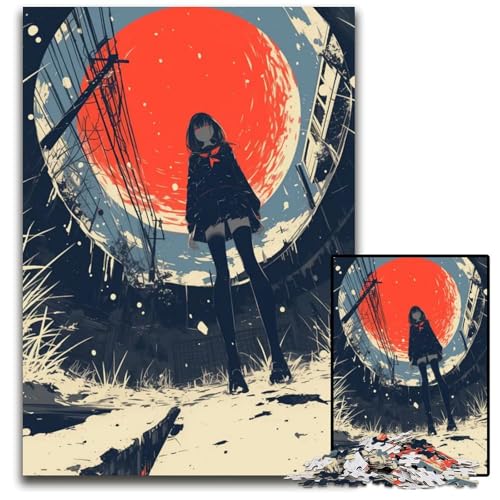Puzzle 1000 Teile für Erwachsene Abnormal Core Holzpuzzle für Erwachsene interaktives Familienspiel Gehirn-Herausforderung Lernspielzeug 1000 Teile (75 x 50 cm) von ZZQWIPEIS