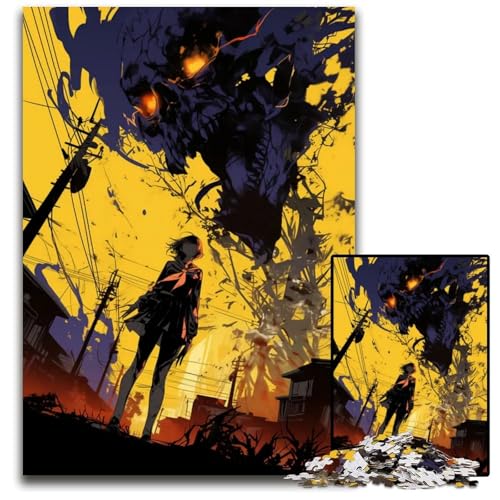 Puzzle 1000 Teile für Erwachsene Abnormal Core Holzpuzzle für Erwachsene interaktives Familienspiel Gehirn-Herausforderung Lernspielzeug 1000 Teile (75 x 50 cm) von ZZQWIPEIS