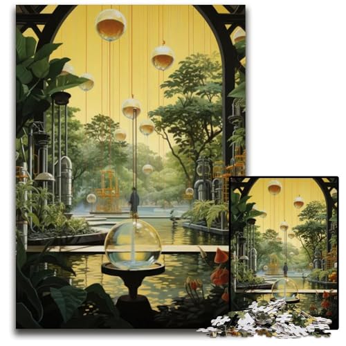 Puzzle 1000 Teile für Erwachsene Alchemie-Labor Papier-Puzzles für Erwachsene interaktives Familienspiel Gehirn-Herausforderung Lernspielzeug 1000 Teile (38 x 26 cm) von ZZQWIPEIS