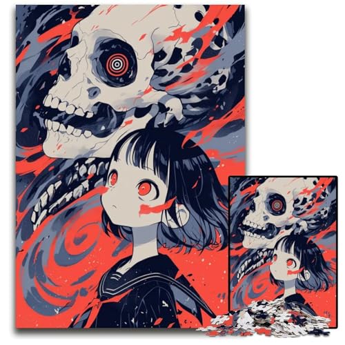 Puzzle 1000 Teile für Erwachsene Papierpuzzle mit abnormalem Kern interaktives Familienspiel Gehirn-Herausforderung Lernspielzeug 1000 Teile (38 x 26 cm) von ZZQWIPEIS