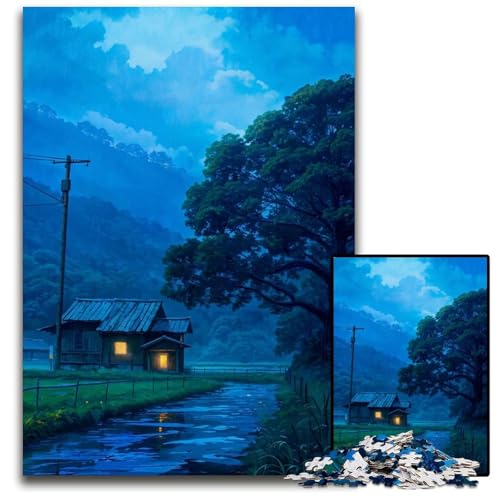 Puzzle für Erwachsene „Alone mit 1000 Teilen Puzzle für Erwachsene Denksportaufgabe und Heimdekoration 1000 Teile (75 x 50 cm) von ZZQWIPEIS